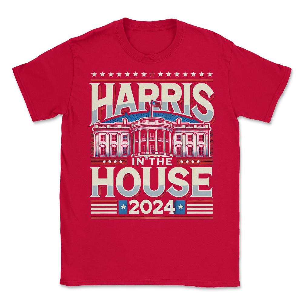 Kamala Harris in the House 2024 - Unisex T-Shirt - Red