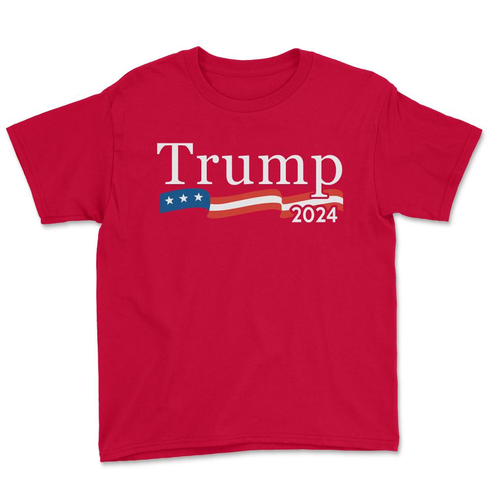 Trump 2024 For President - Youth Tee - Red
