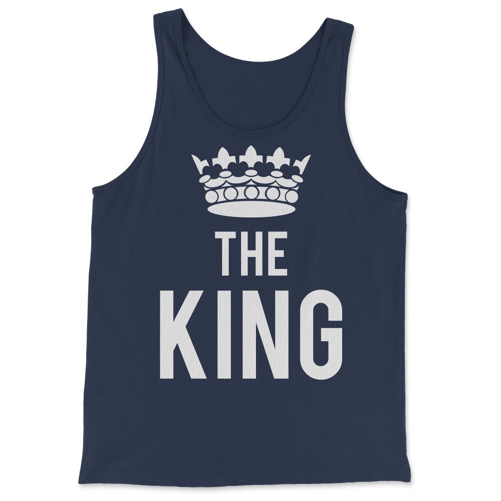 All Hail The King - Tank Top - Navy