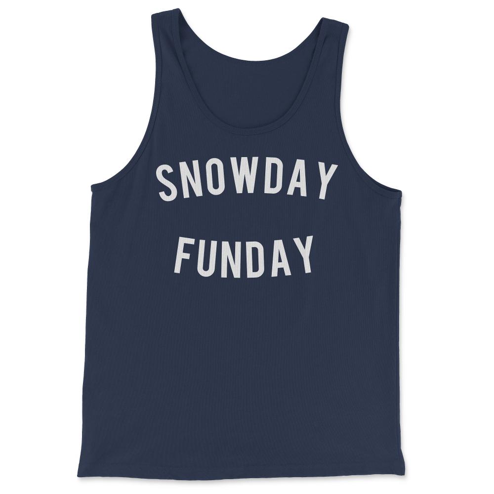 Snowday Funday - Tank Top - Navy