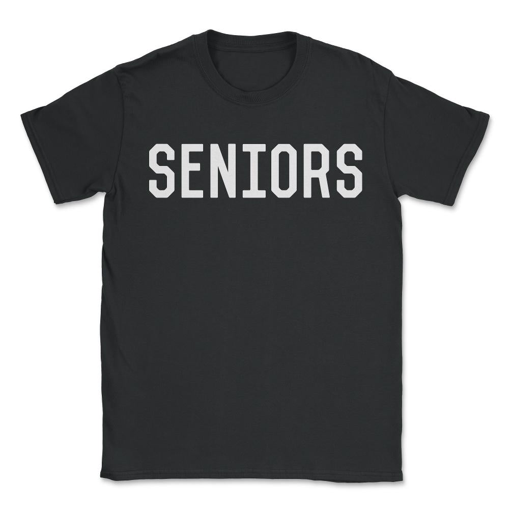 Seniors - Unisex T-Shirt - Black