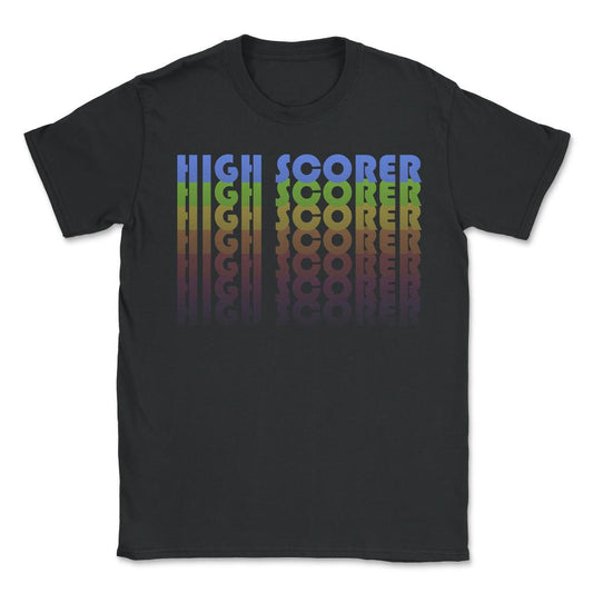 High Scorer Gamer Retro - Unisex T-Shirt - Black