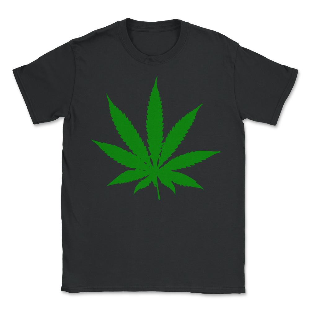 Cannabis Leaf - Unisex T-Shirt - Black