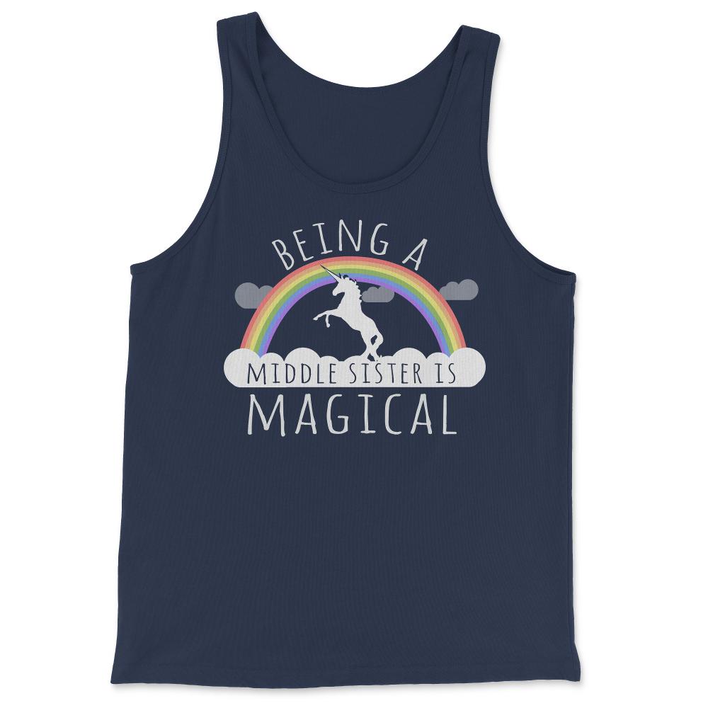 Being A Middle Sister Is Magical - Tank Top - Navy