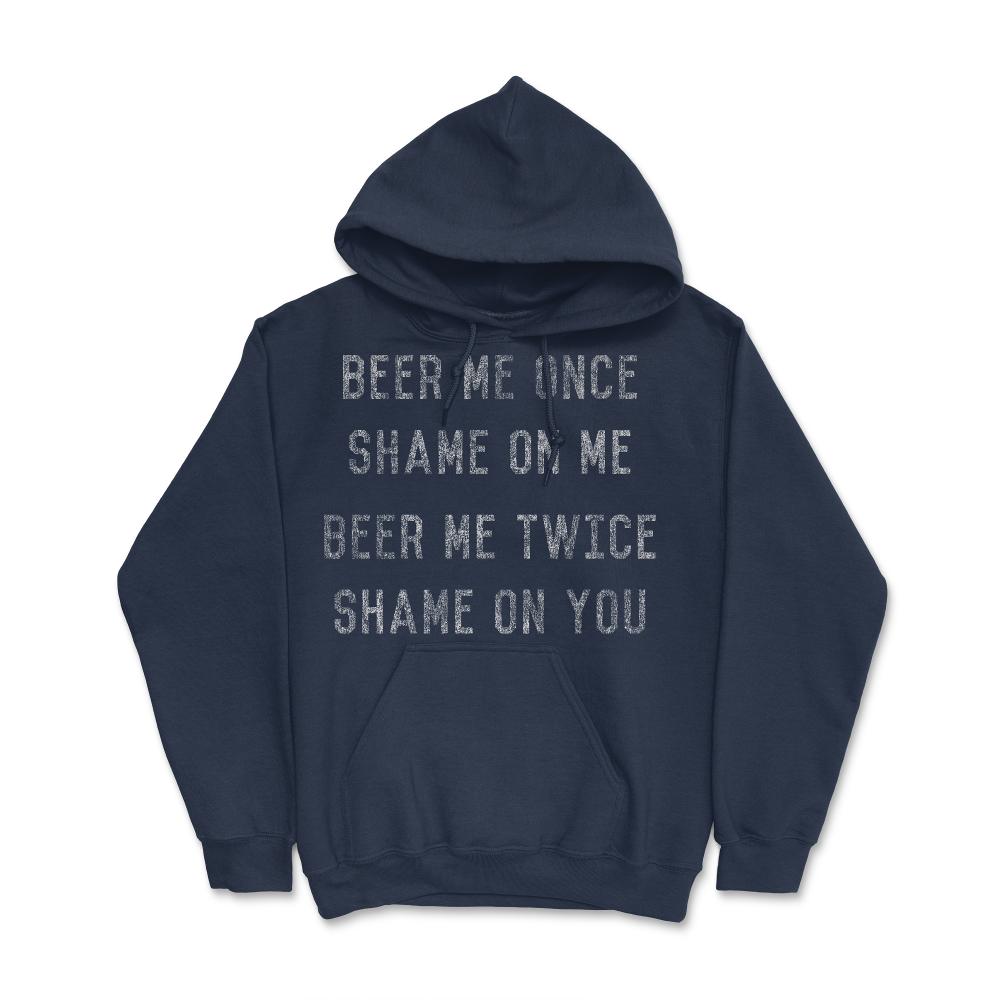 Beer Me Once - Hoodie - Navy