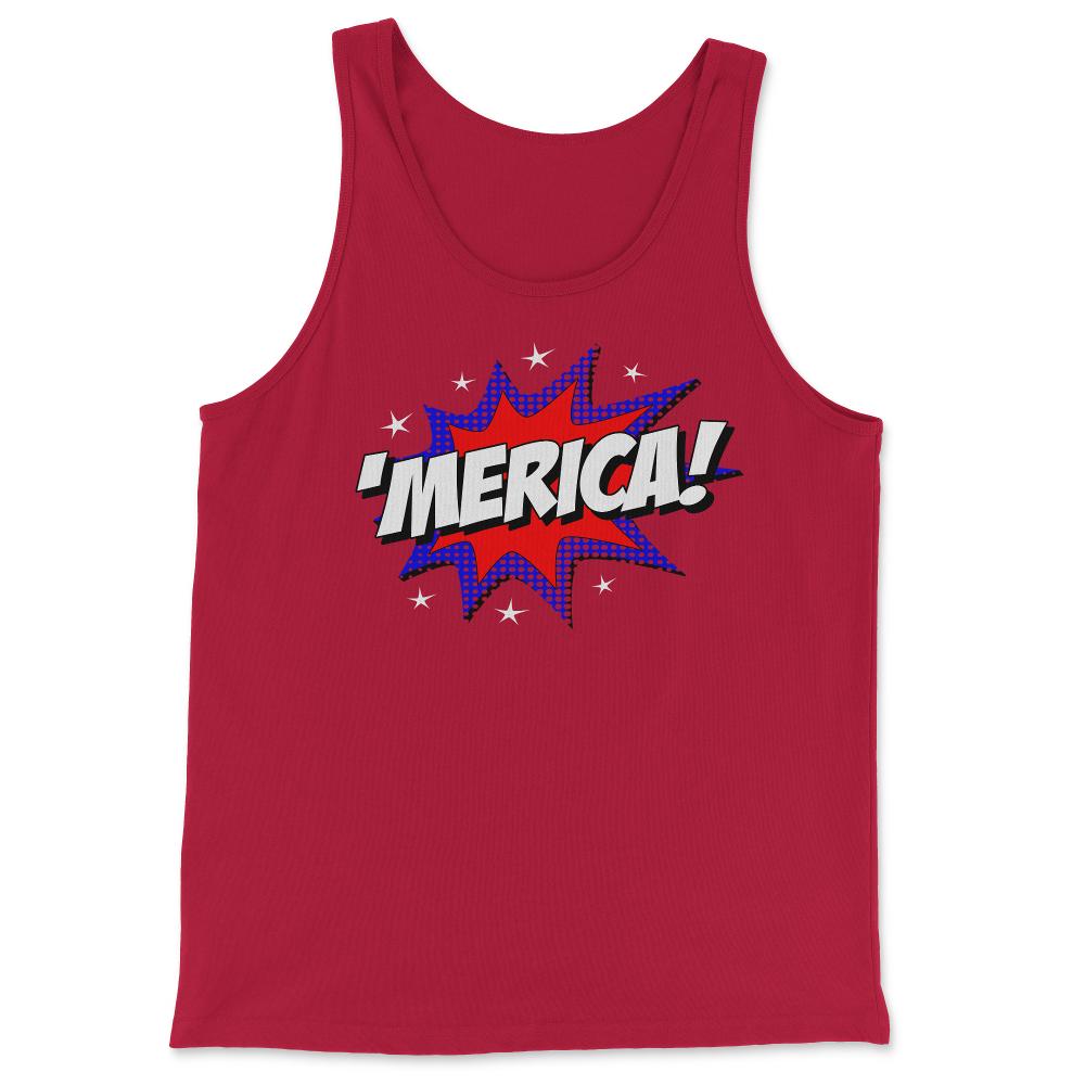 'Merica America - Tank Top - Red