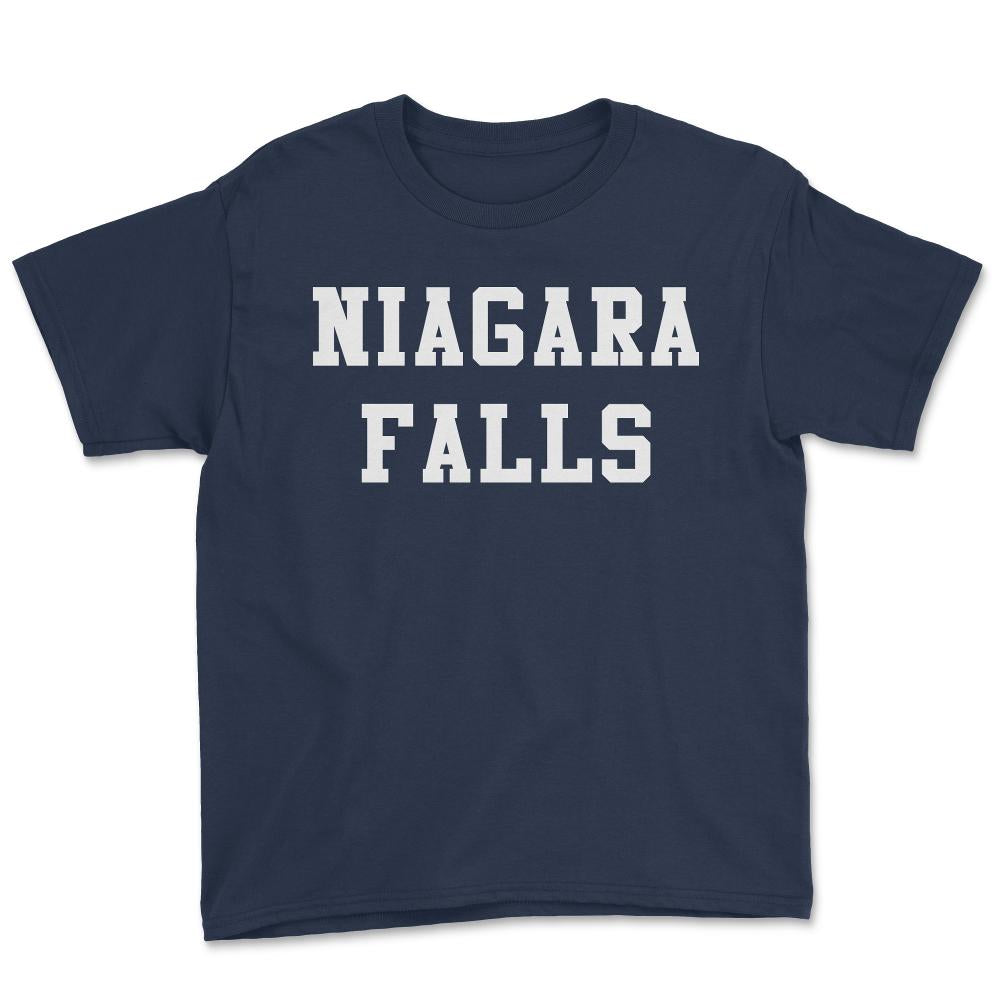 Niagara Falls - Youth Tee - Navy