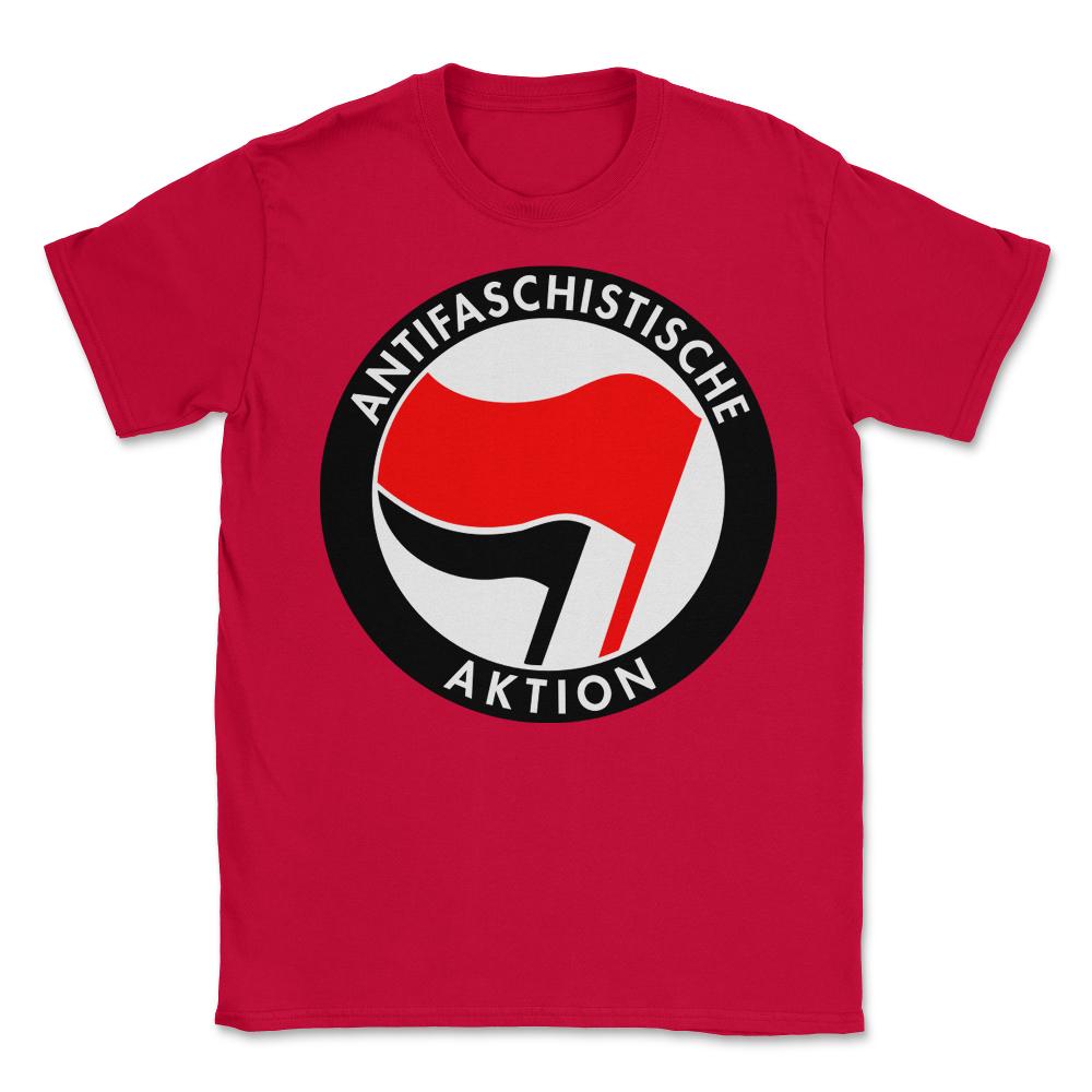Retro Germany Antifaschistische Aktion Anti-Fascist - Unisex T-Shirt - Red