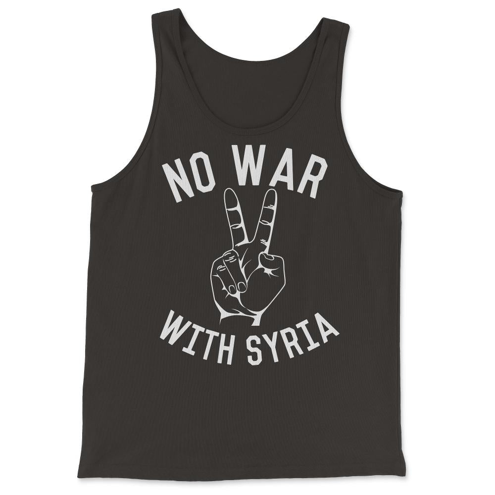 No War With Syria - Tank Top - Black
