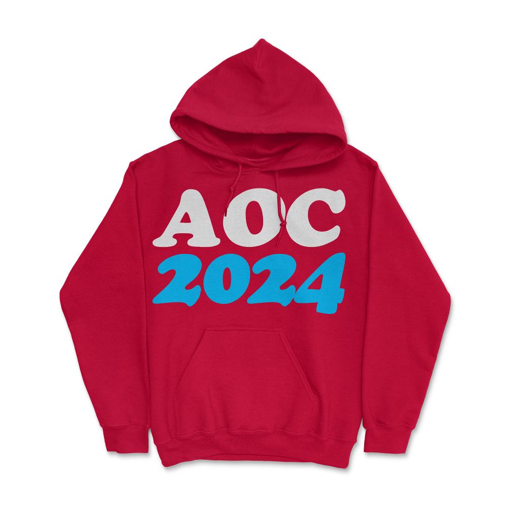AOC Alexandria Ocasio-Cortez 2024 - Hoodie - Red