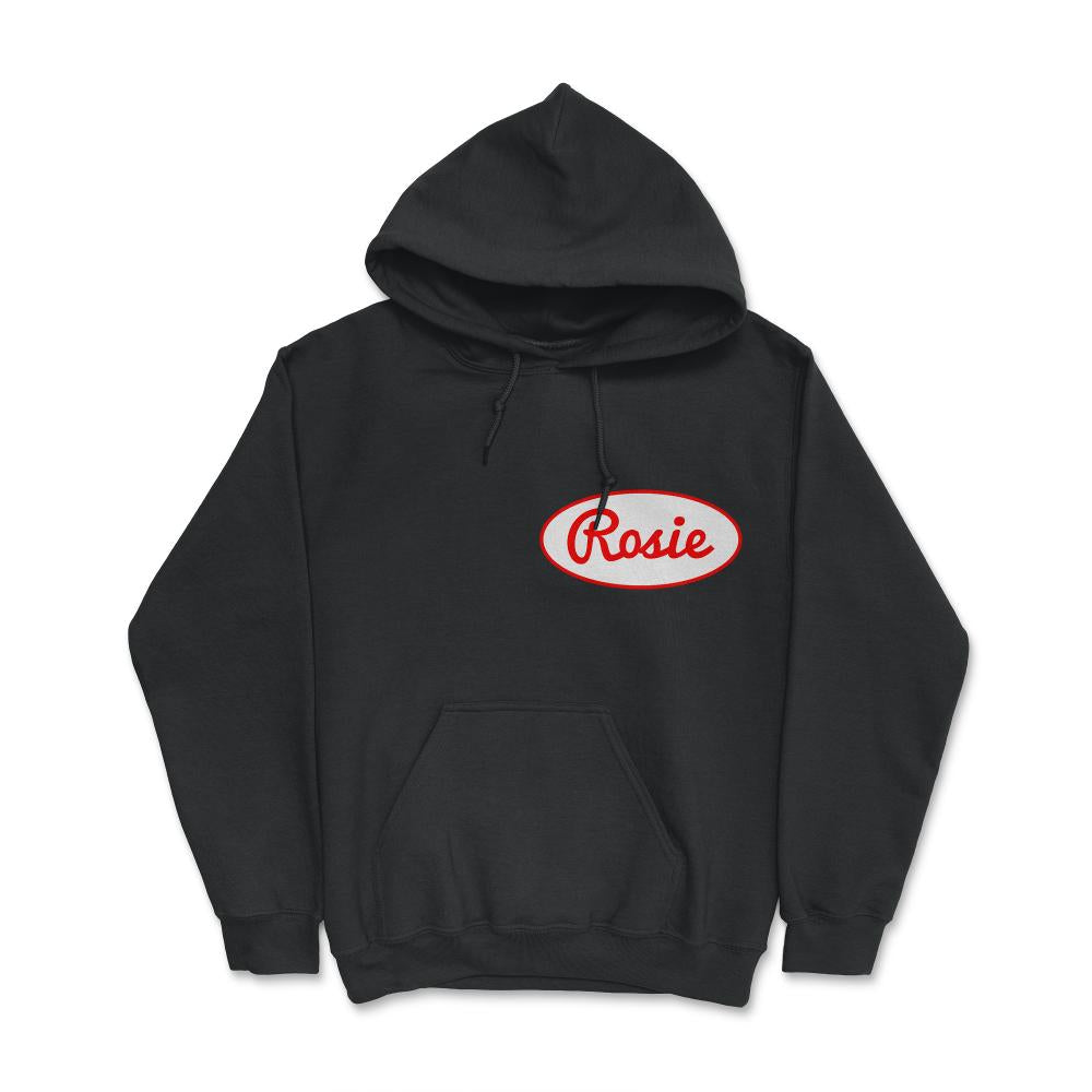 Rosie The Riveter Costume Front - Hoodie - Black
