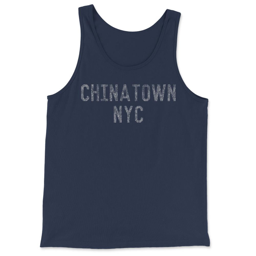 Chinatown NYC Retro - Tank Top - Navy