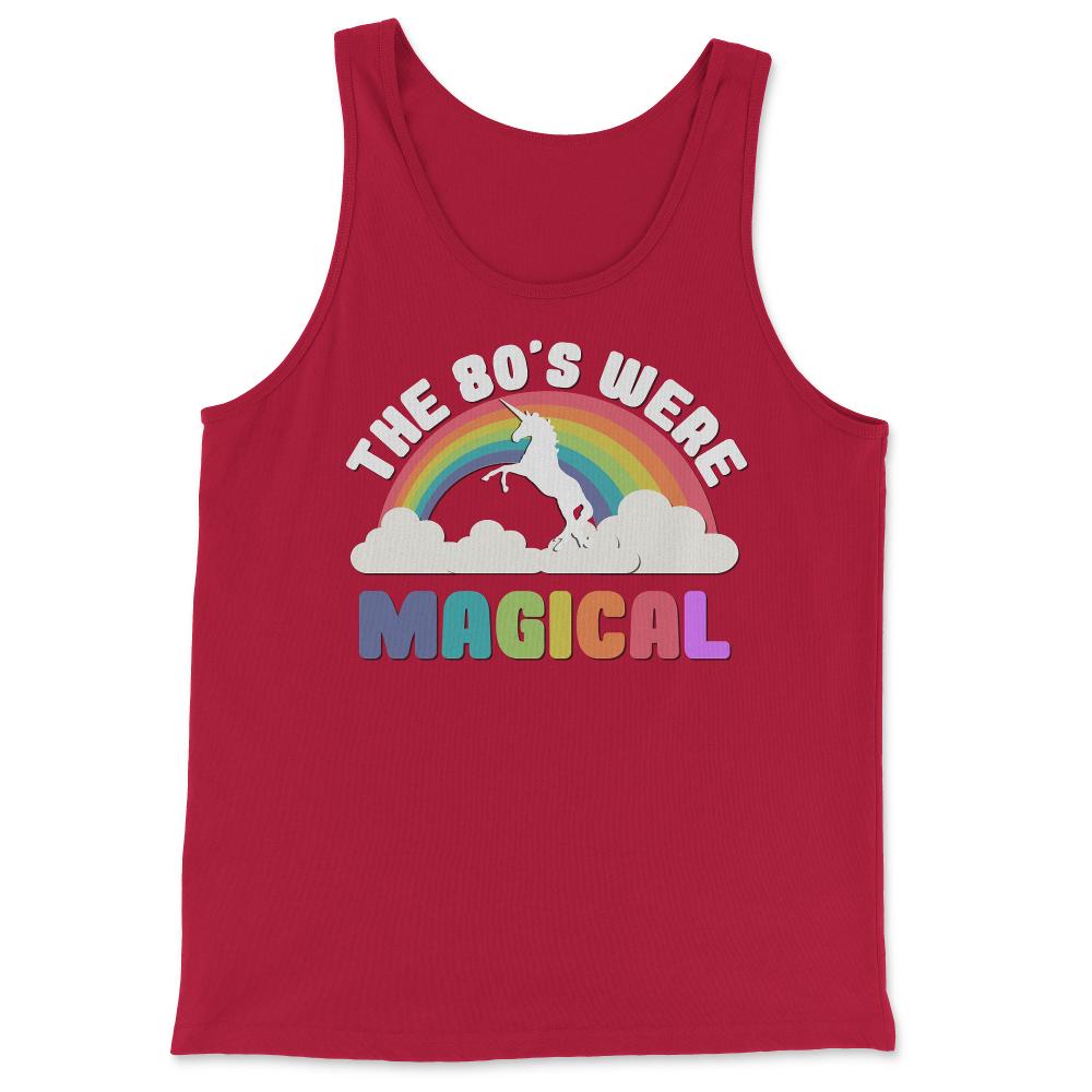 The 80's Were Magical - Tank Top - Red
