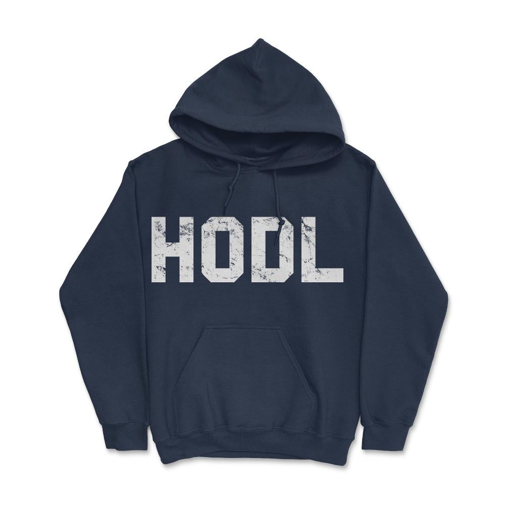Hodl Cryptocurrency - Hoodie - Navy