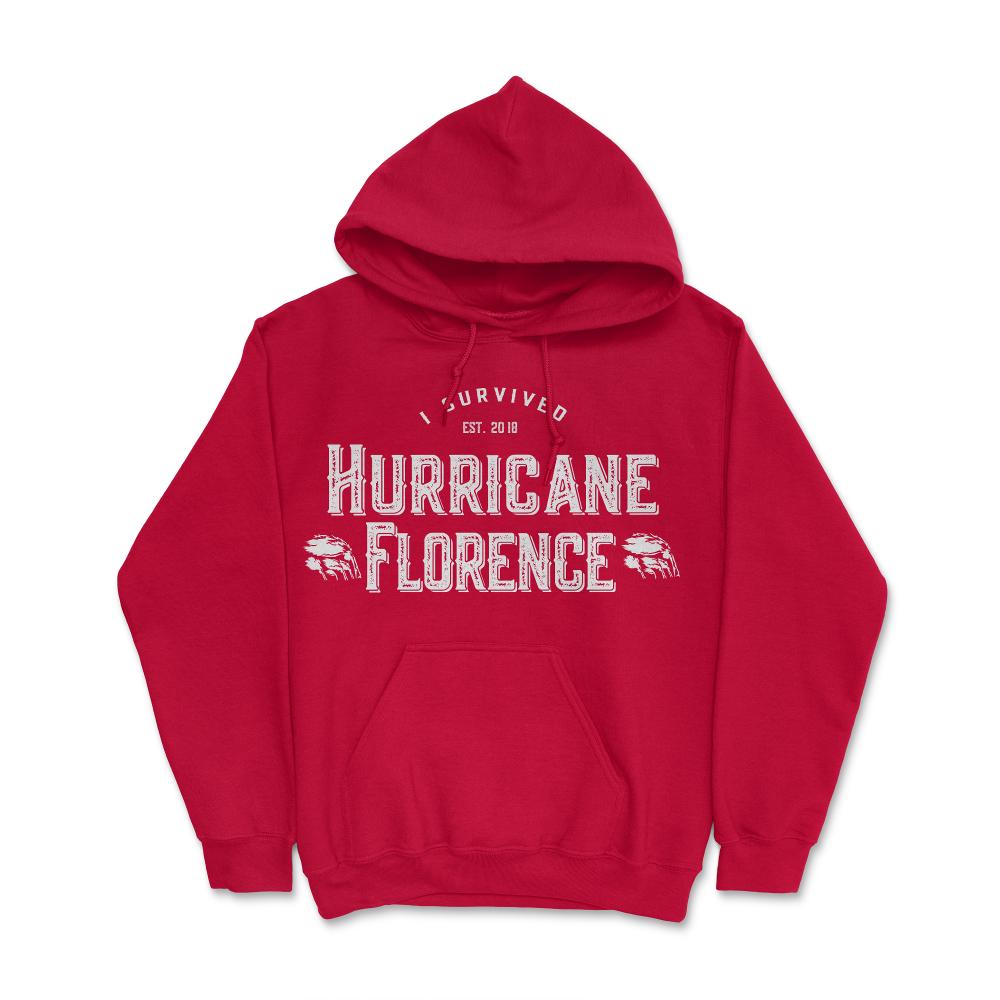 I Survived Hurricane Florence 2018 - Hoodie - Red