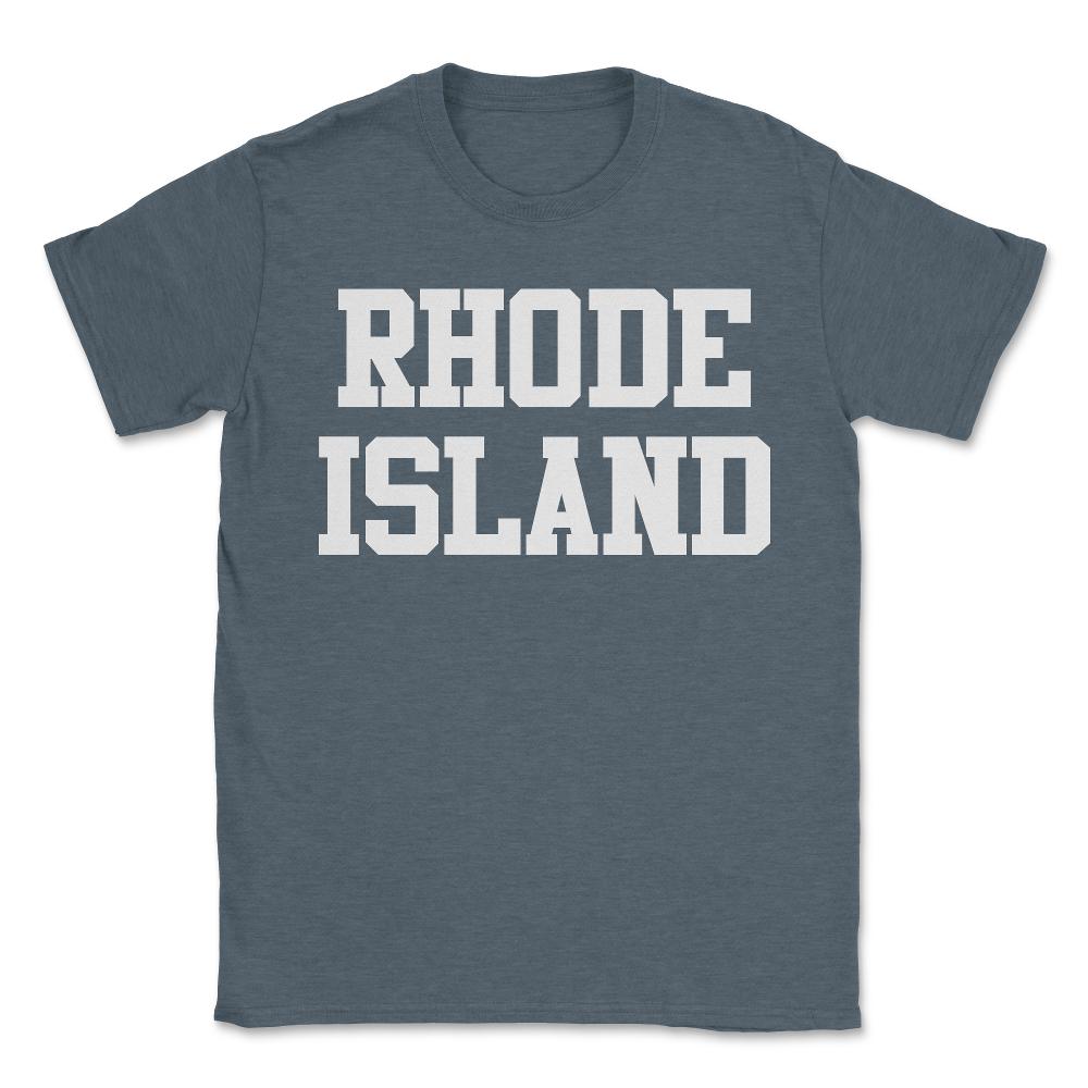 Rhode Island - Unisex T-Shirt - Dark Grey Heather