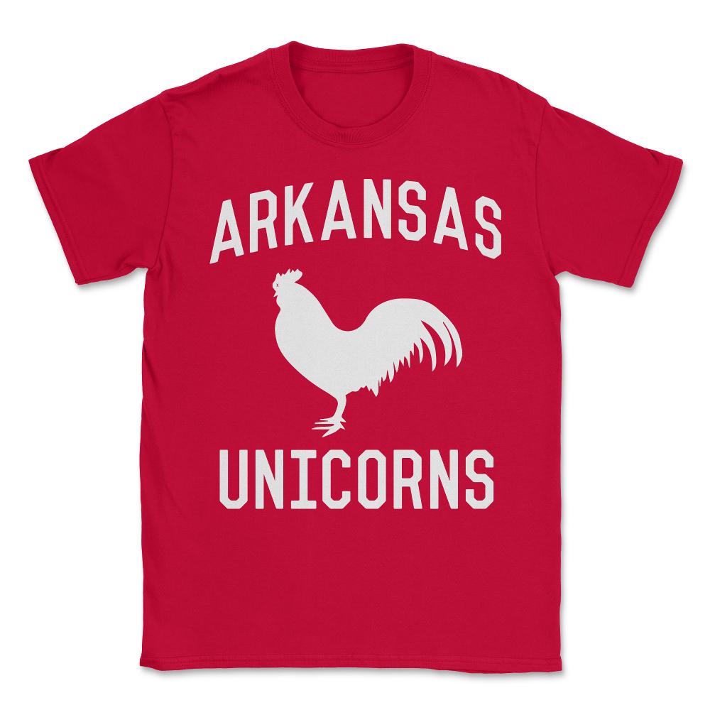 Arkansas Unicorns Unisex T-Shirt - Red