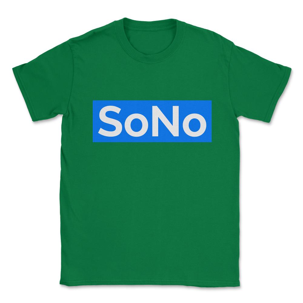 SoNo South Norwalk Connecticut Unisex T-Shirt - Green