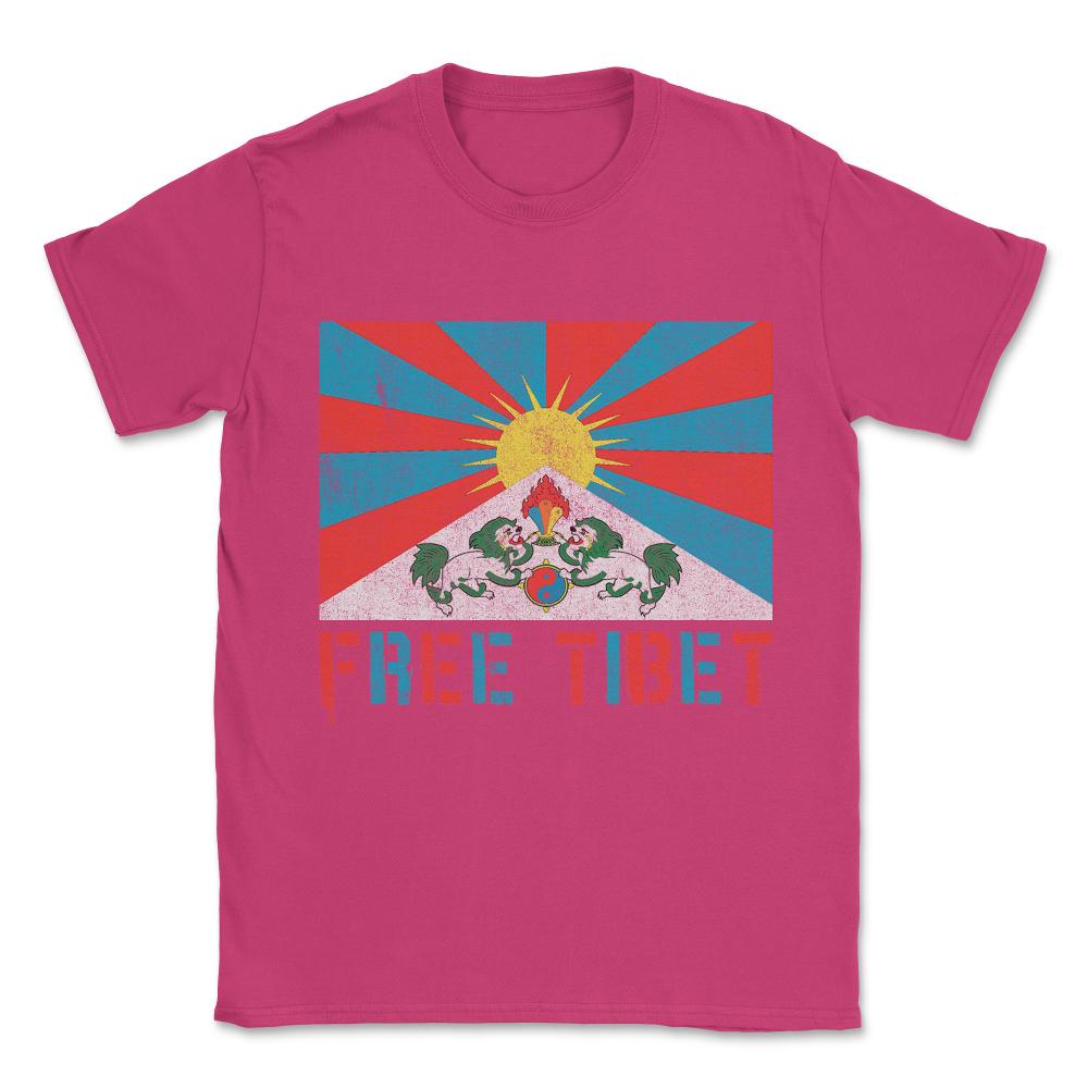 Free Tibet Unisex T-Shirt - Heliconia
