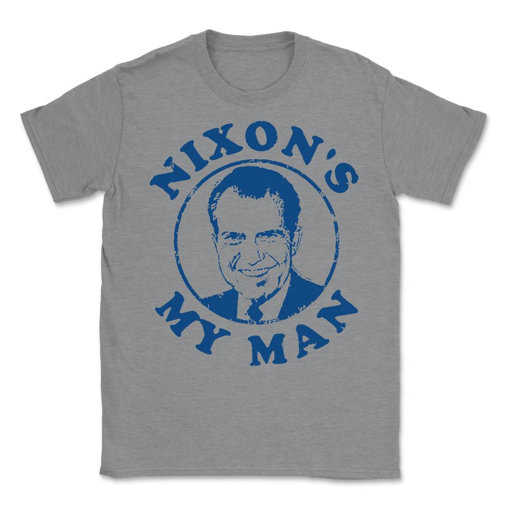 Nixons My Man Unisex T-Shirt - Grey Heather