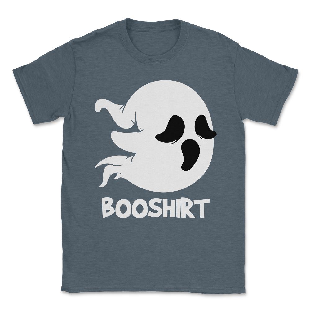 Booshirt Funny Halloween Boo Ghost Unisex T-Shirt - Dark Grey Heather