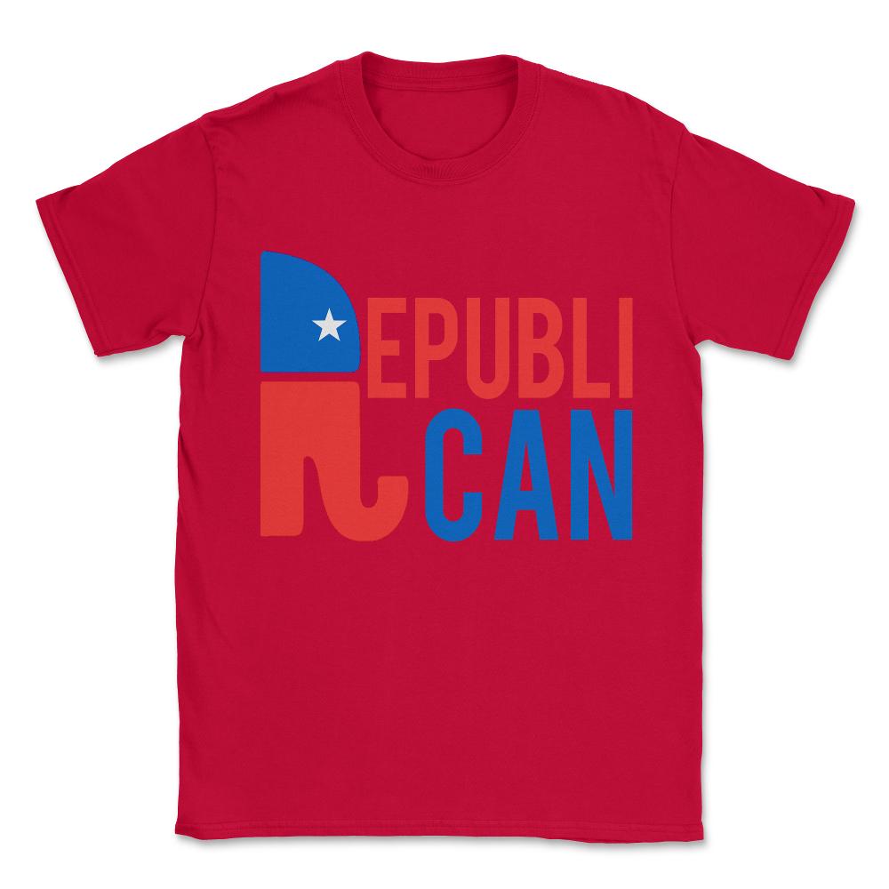 Republican Republi Can Do Anything Unisex T-Shirt - Red