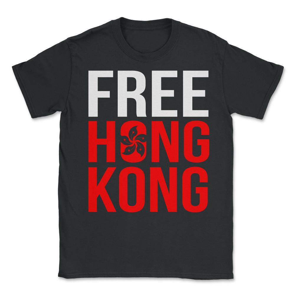 Free Hong Kong Revolution Unisex T-Shirt - Black