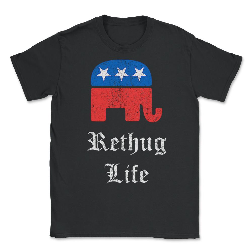 Rethug Life Vintage Unisex T-Shirt - Black