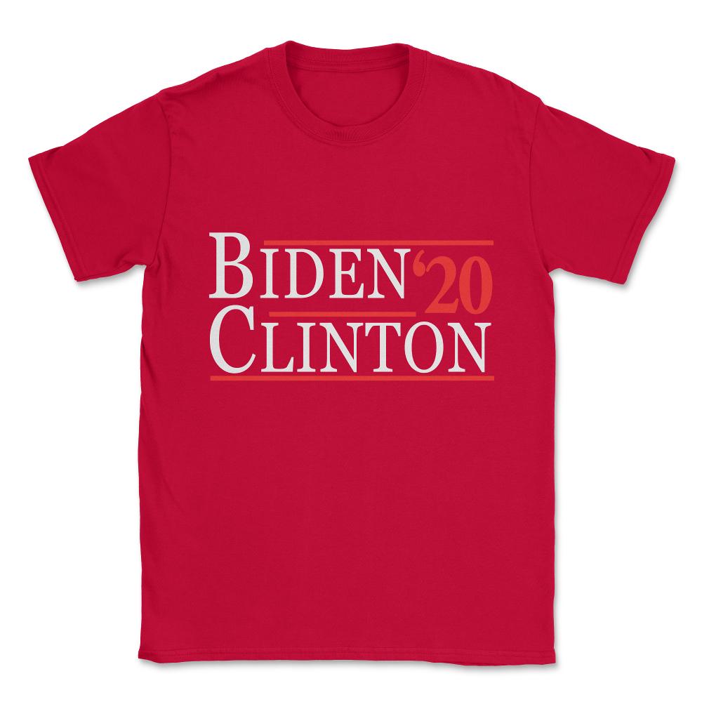 Joe Biden Hillary Clinton 2020 Unisex T-Shirt - Red
