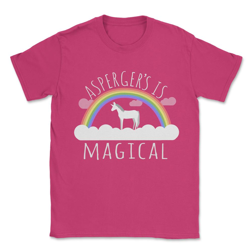 Asperger's Is Magical Unisex T-Shirt - Heliconia