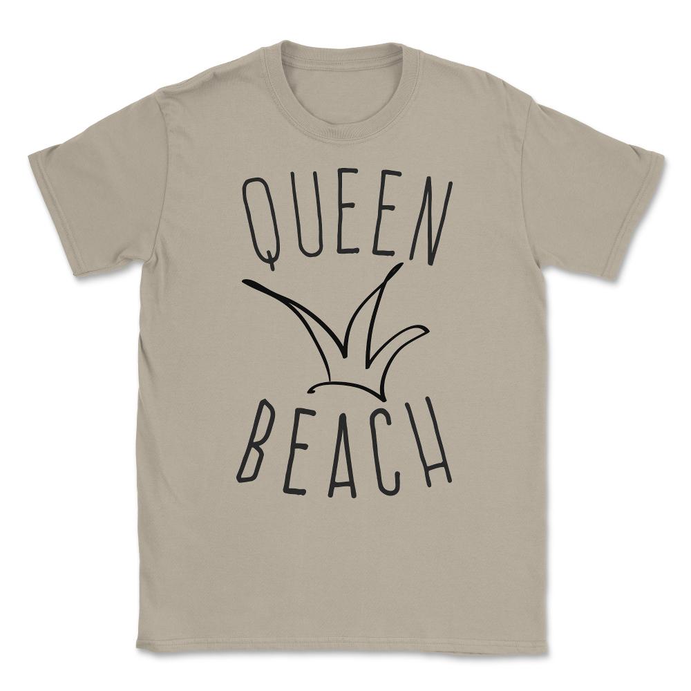 Queen Beach Unisex T-Shirt - Cream