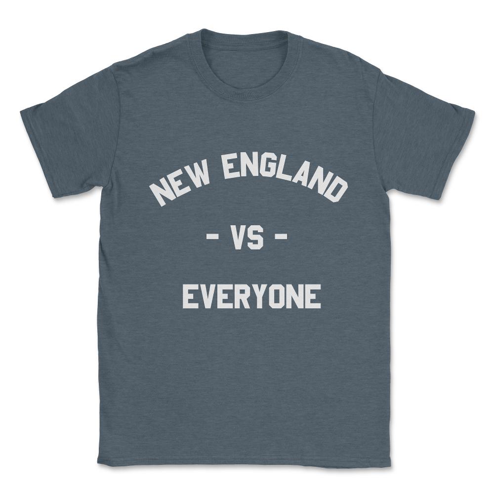 New England Vs Everyone Unisex T-Shirt - Dark Grey Heather