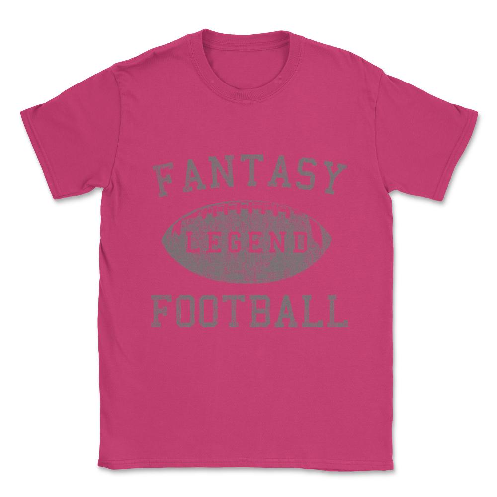 Vintage Fantasy Football Legend Unisex T-Shirt - Heliconia