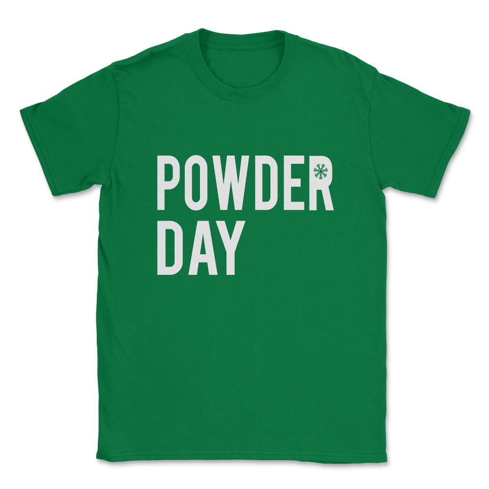 Powder Day Unisex T-Shirt - Green