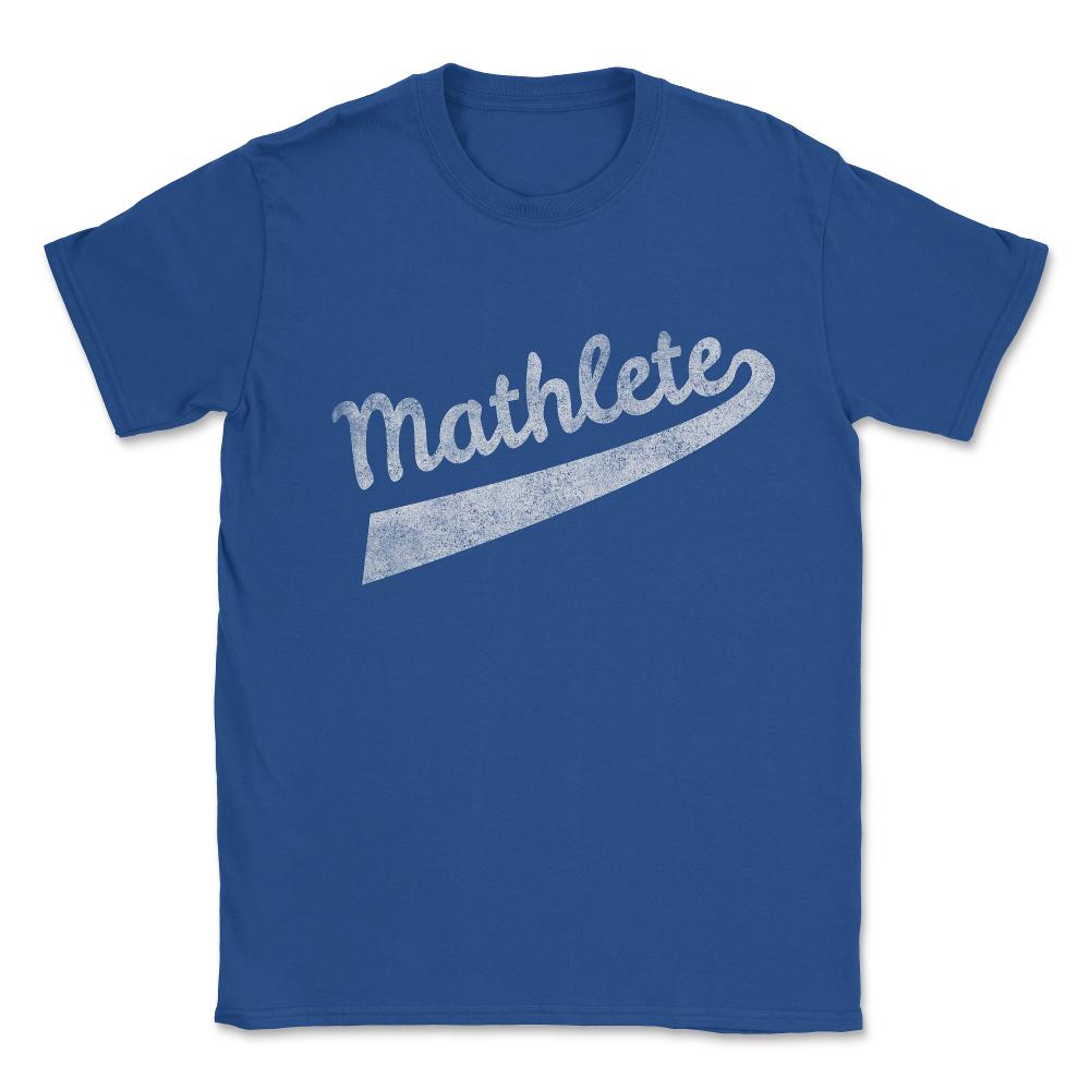 Mathlete Vintage Unisex T-Shirt - Royal Blue