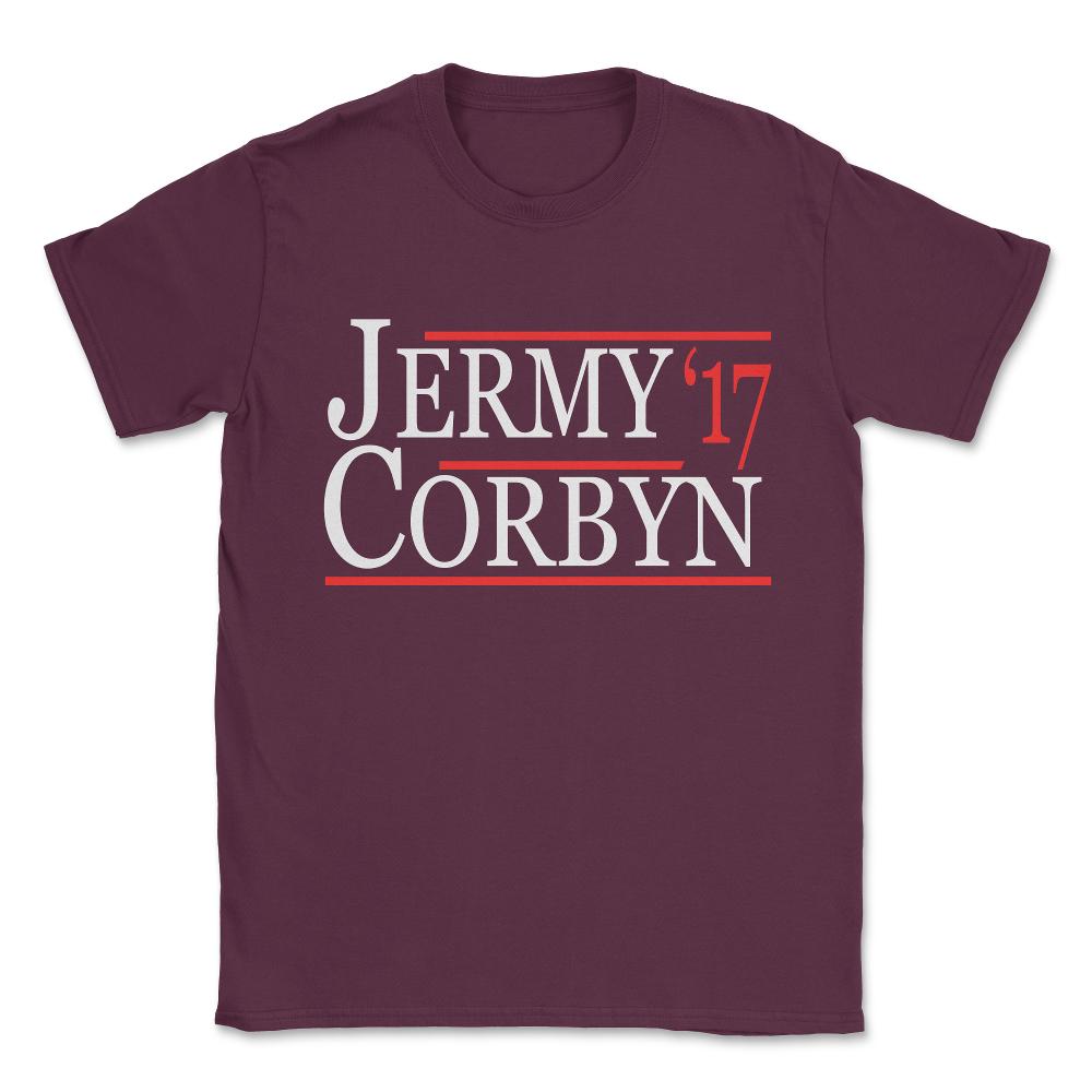 Jeremy Corbyn Labour Leader Unisex T-Shirt - Maroon