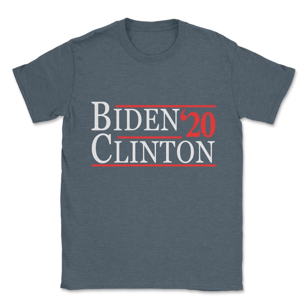 Joe Biden Hillary Clinton 2020 Unisex T-Shirt - Dark Grey Heather
