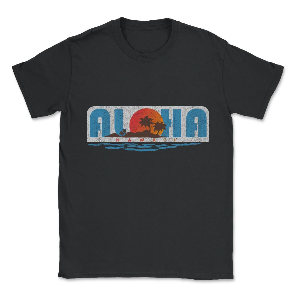 Aloha Hawaii Unisex T-Shirt - Black