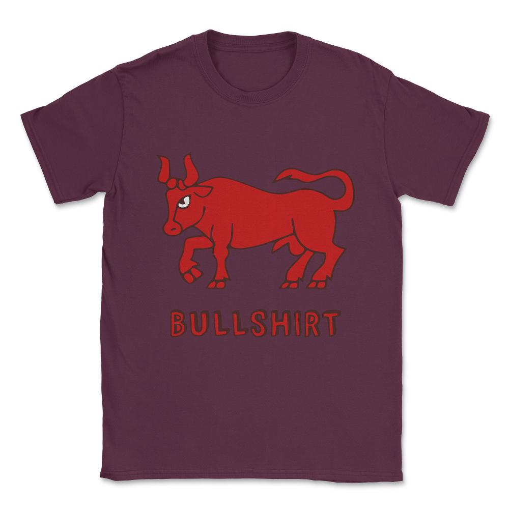 Bullshirt Unisex T-Shirt - Maroon