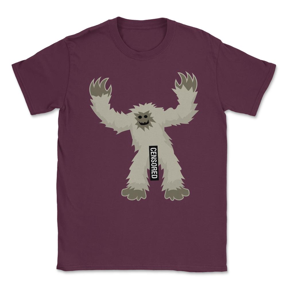 Bigfoot Erotica Unisex T-Shirt - Maroon
