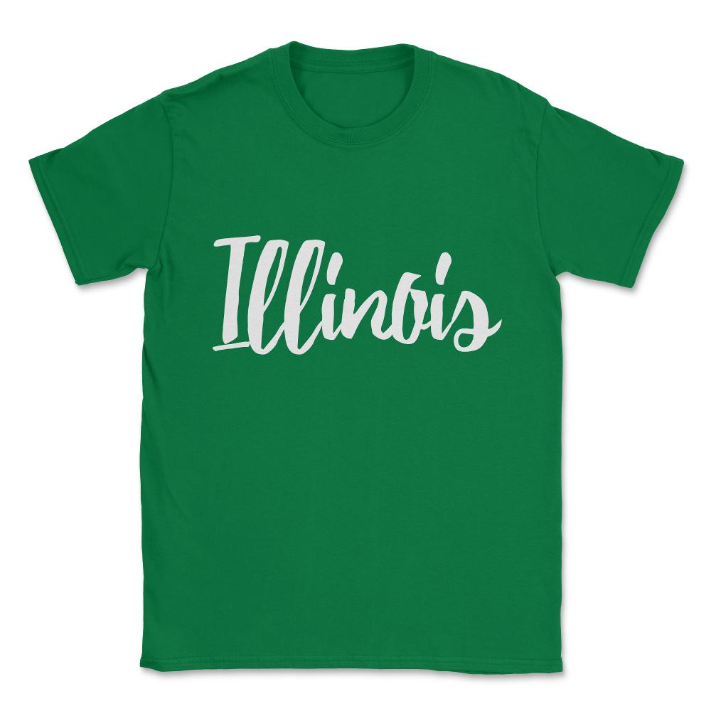 Illinois Unisex T-Shirt - Green