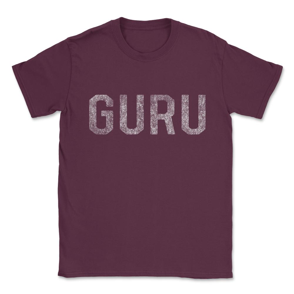 Guru Unisex T-Shirt - Maroon