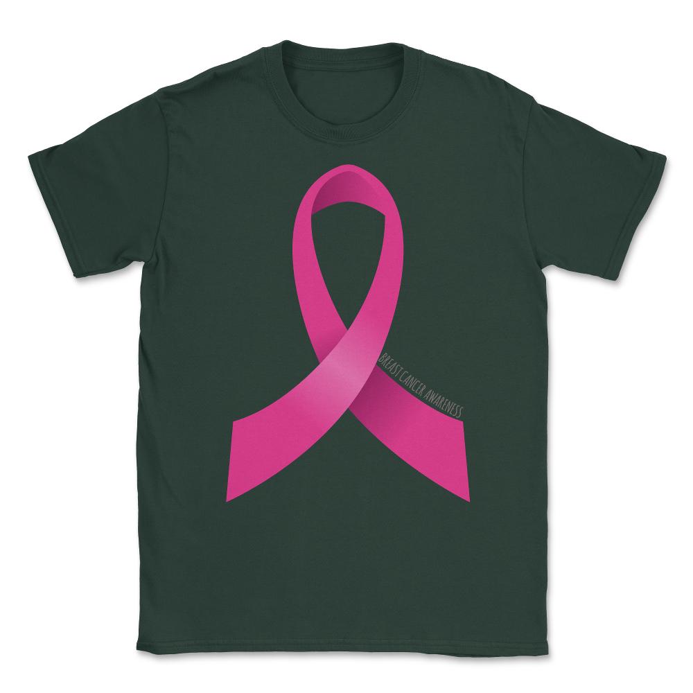 Breast Cancer Awareness Unisex T-Shirt - Forest Green
