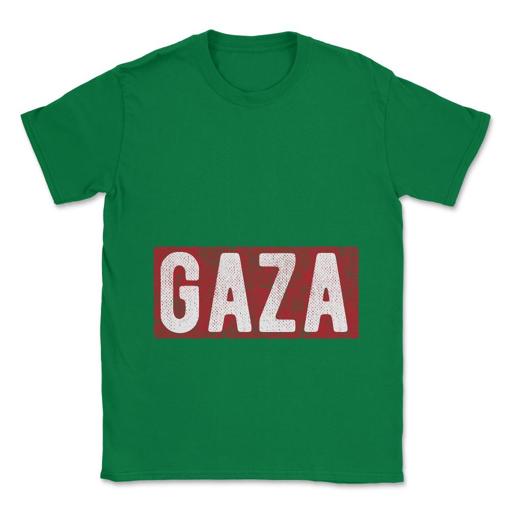 Free Gaza Palestine Unisex T-Shirt - Green