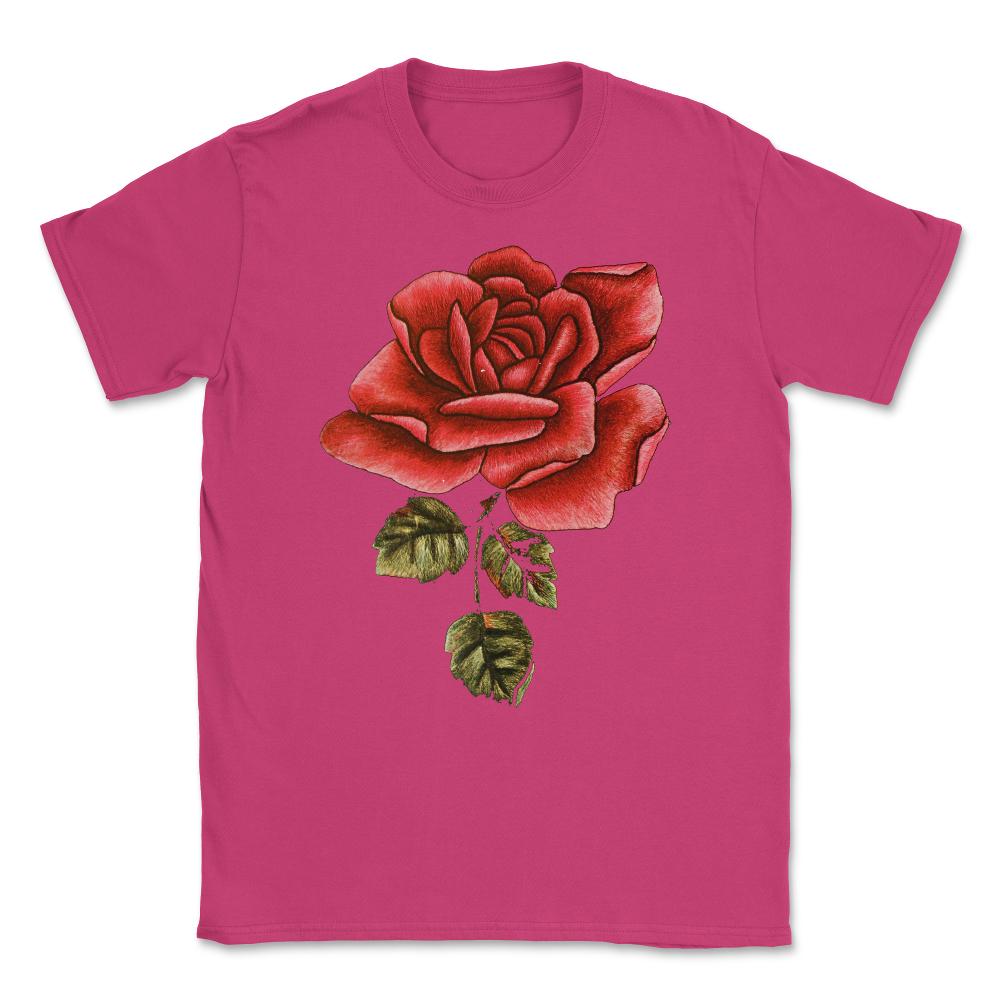 Vintage Rose Unisex T-Shirt - Heliconia