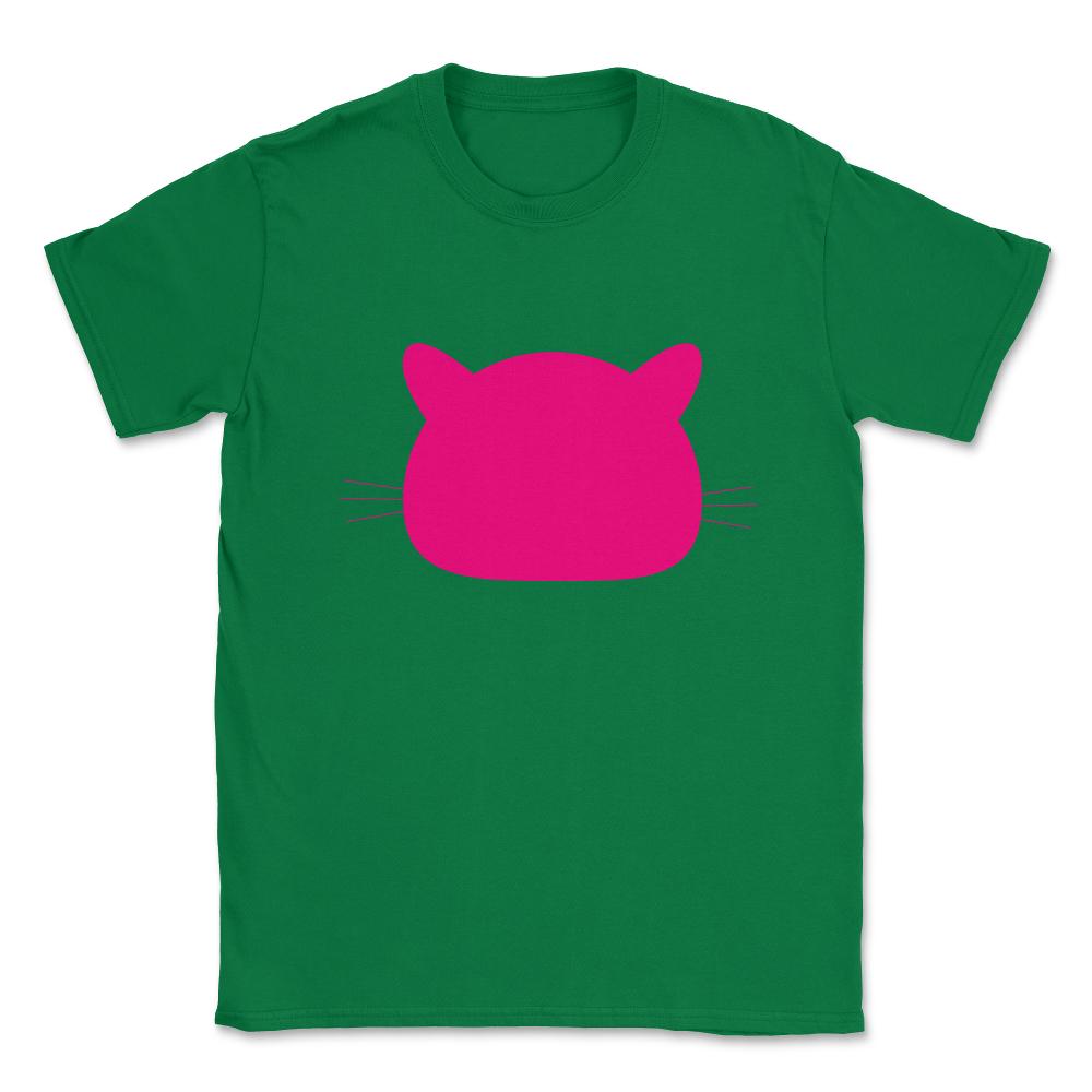 Pink Pussy Cat Pusshyhat Unisex T-Shirt - Green