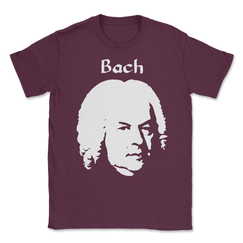 Bach Unisex T-Shirt - Maroon