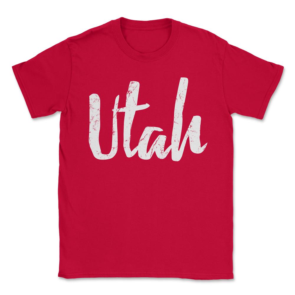 Utah Unisex T-Shirt - Red