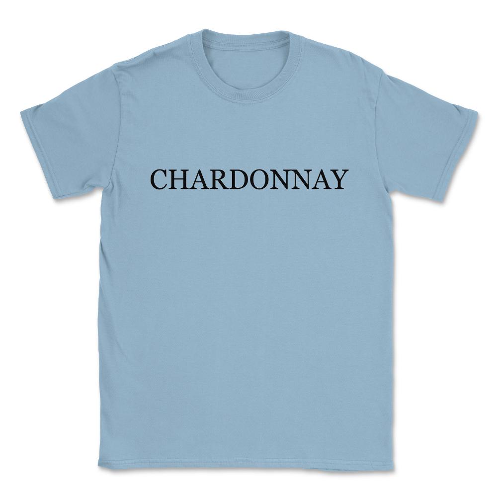 Chardonnay Wine Costume Unisex T-Shirt - Light Blue