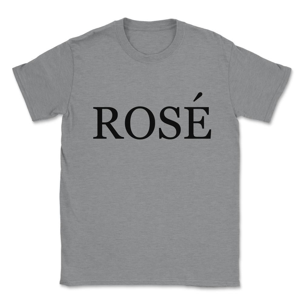 Rose Wine Costume Unisex T-Shirt - Grey Heather